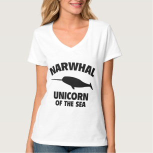 T-shirt Unicorne De Baleine De La Mer