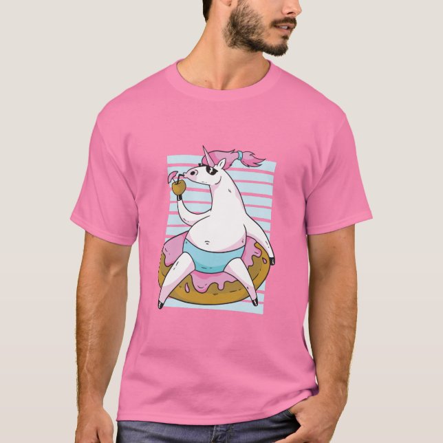 T-shirt Unicorne d'été (Devant)