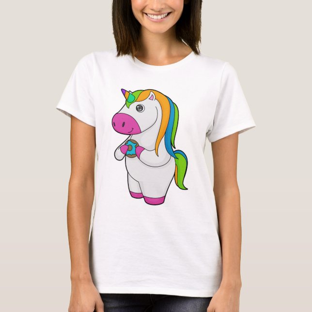 T-shirt Unicorne Donut (Devant)