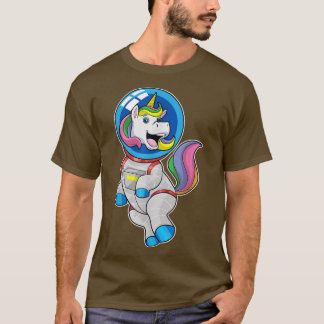 T-shirt Unicorne Espace astronaute