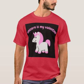 T-shirt unicorne est mon amour valentin