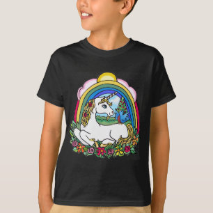 T-shirt Unicorne et arc-en-ciel