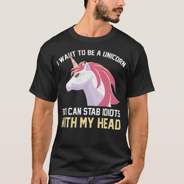 T-shirt Unicorne fêter la licorne farine (Devant)