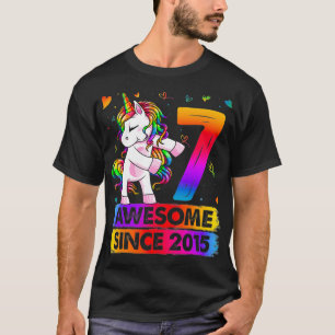 T-shirt Unicorne Flossing 7 Ans Girl Uni