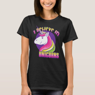 T-shirt Unicorne Je Crois En Unicornes