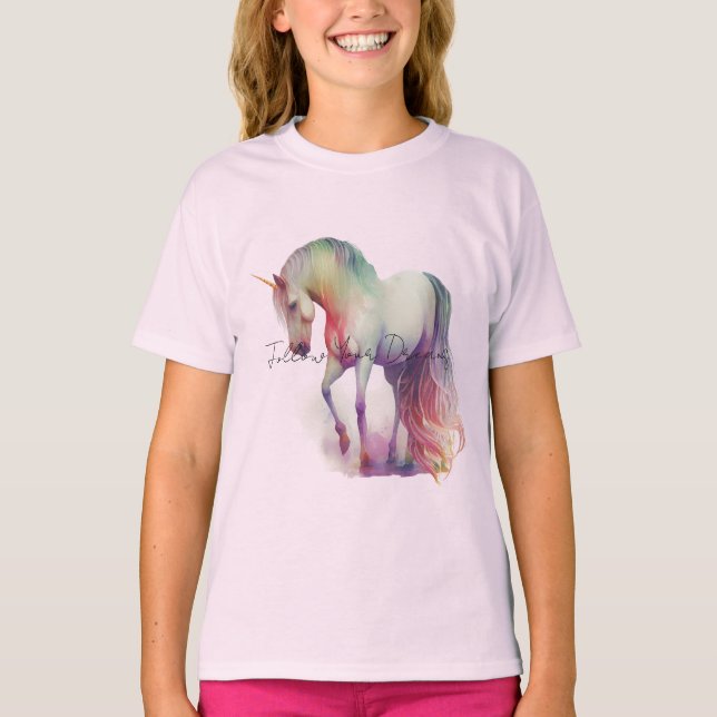 T-shirt Unicorne magique (Devant)