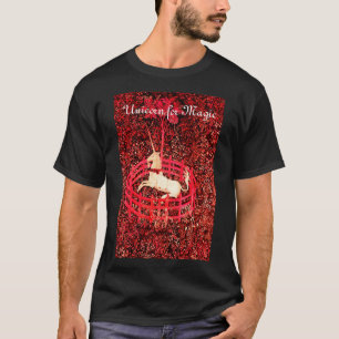 T-SHIRT UNICORNE MAGIQUE, FLEURS D'IMAGINAIRE, MOTIFS FLEU