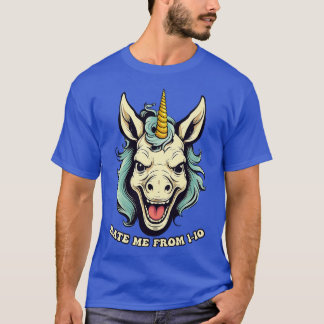 T-shirt Unicorne moche Évaluez-moi de