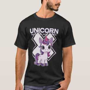 T-shirt Unicorne Moins Gallop Plus Épargne Unicorne 1