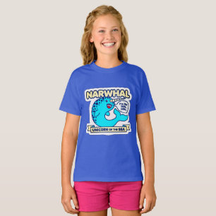 T-shirt Unicorne Narwhal De La Mer