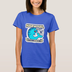 T-shirt Unicorne Narwhal De La Mer