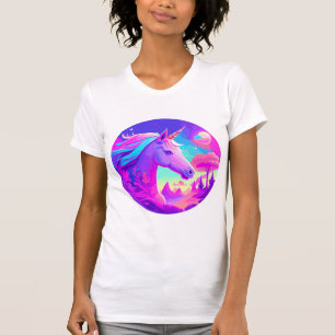 T-shirt Unicorne rose magique