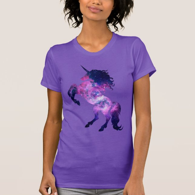 T-shirt Unicorne spatiale (Devant)