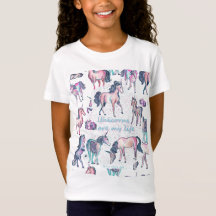 Unicornes Are My Life - Galaxy Confetti Aquarelle