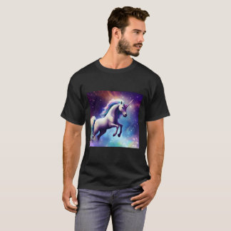 T-shirt Unicornio en el espacio