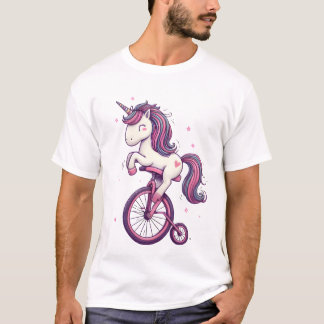 T-shirt Unicycle Unicorn Magie