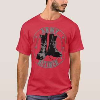 T-shirt Uniforme de retraite Vétéran militaire à la retrai