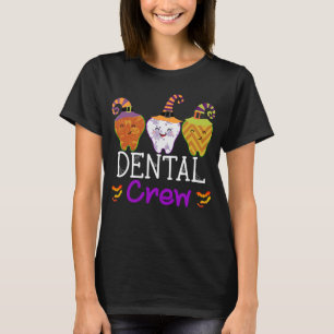 T-shirt Uniforme Dental Crew Cute Halloween Dentist