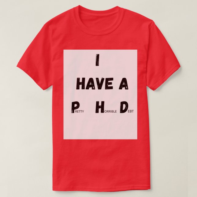 T-shirt Uniforme PHD (Design devant)