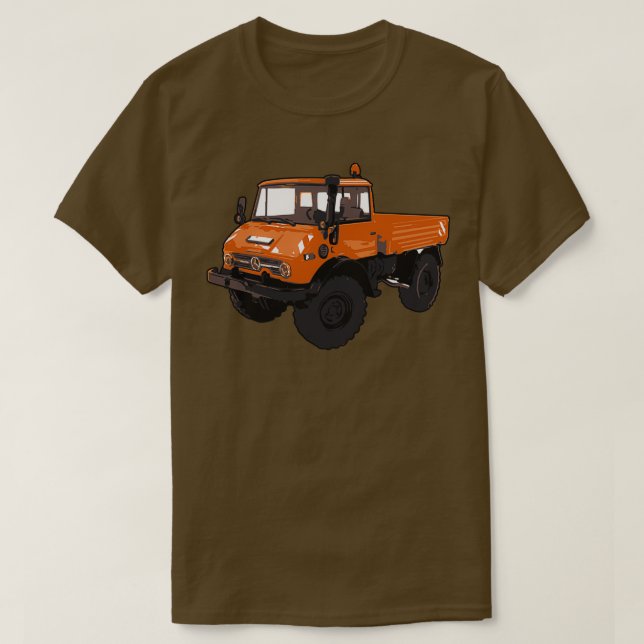 T-shirt UNIMOG orange  (Design devant)