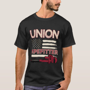 T-shirt Union de plomberie de tuyauterie de tuyauterie de