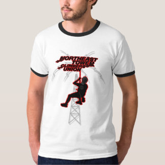 T-shirt union du nord-est de grimpeurs de tour
