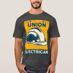 T-shirt Union Électricien Union Solide et solidarité