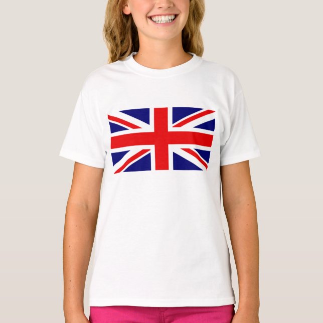 T-SHIRT UNION JACK - LE DRAPEAU BRITANNIQUE (Devant)