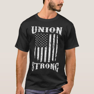 T-shirt Union Strong Worker Appareils drôles beignets drôl