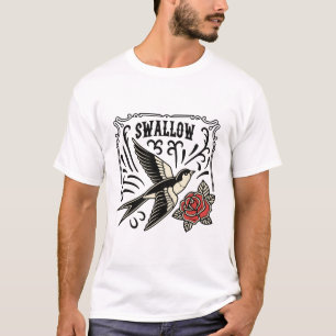 T-Shirt unique avale : Artistique & Stylish Bird D