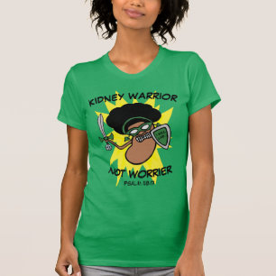 T-shirt unique Cartoon Kidney Warrior Superhero