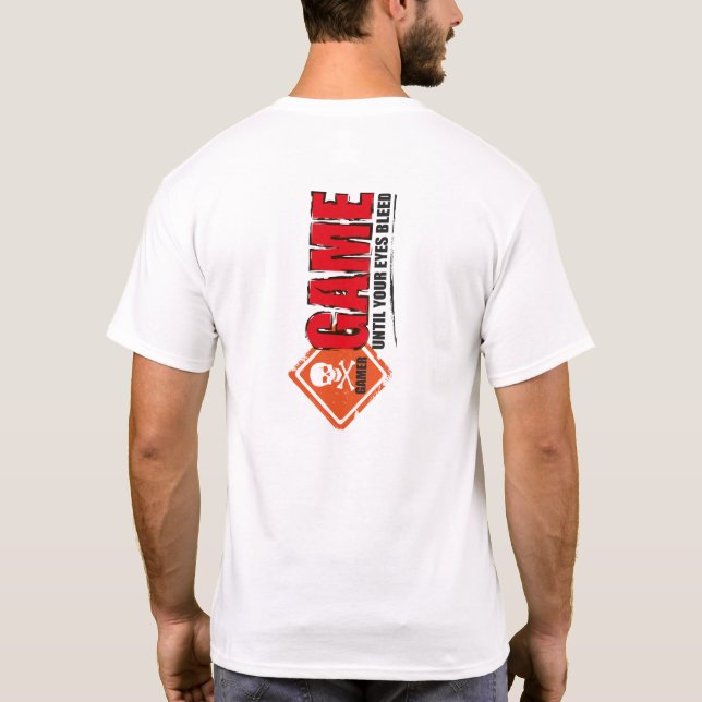 T-shirt unique de Gamer (Dos)