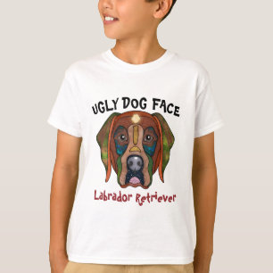 T-shirt unique Labrador Retriever vilain chien vis