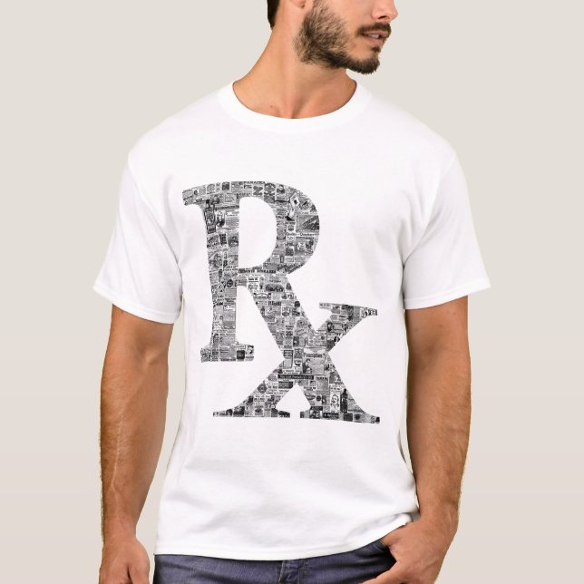 T-shirt Unique pharmacie Rx (Devant)
