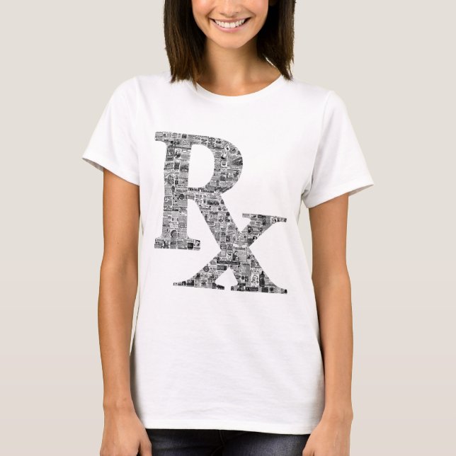 T-shirt Unique pharmacie Rx (Devant)