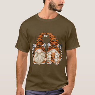 T-shirt Unique Tigre Gnomes For Gardener Cute Tigre Maman 
