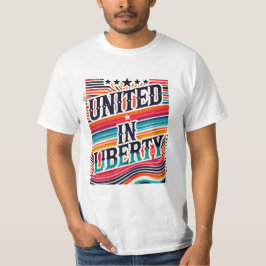 T-shirt Unis dans la liberté