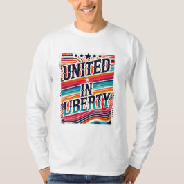 T-shirt Unis dans la liberté