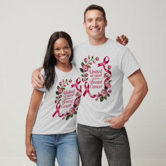 T-shirt Unis Nous Sommes Debout - Sensibilisation au Cance