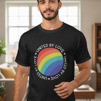 Unis par l'amour LGBT Fierté Gay Lesbienne Arc-en-