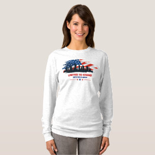 T-shirt Unis vers le stand   Manche longue pour femmes