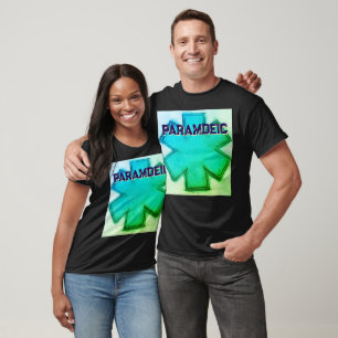 T-shirt Unisex Aqua paramedic star of life