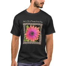 T-shirt Unisex avec Gazania brillante