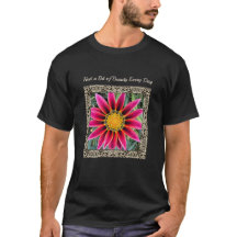 T-shirt Unisex avec Gazania brillante