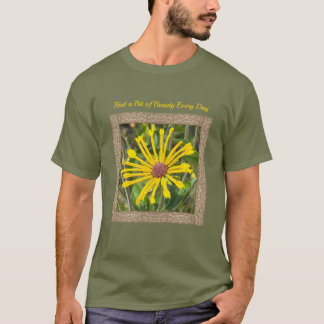 T-shirt unisex avec Rudbeckia jaune
