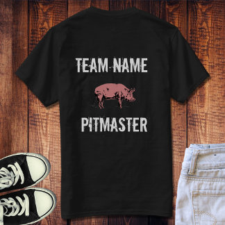 T-shirt Unisex Custom BBQ Team Pitmaster