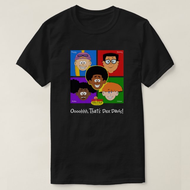 T-shirt Unisex "Enfants Carrés" (couleurs multiple (Design devant)