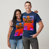 Unisex Flight Medic rouge bleu pourpre étoile de v