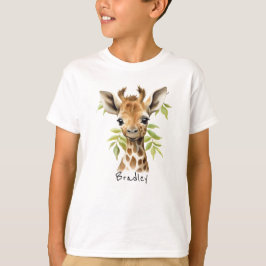 T-shirt Unisex Giraffe personnalisé pour enfants