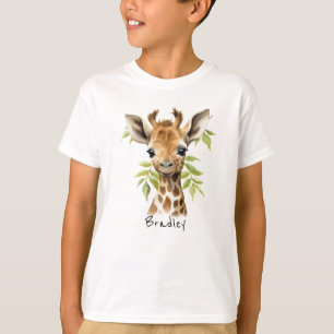 T-shirt Unisex Giraffe personnalisé pour enfants